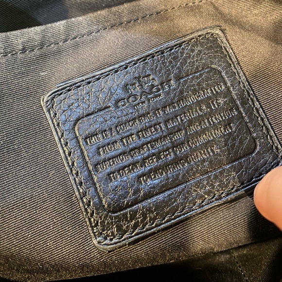 Coach Purse F35185 Black Leather - Picture 6 of 7